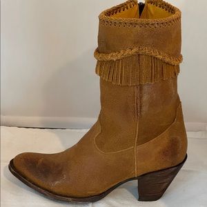 Old Gringo clipped fringe cowgirl boots